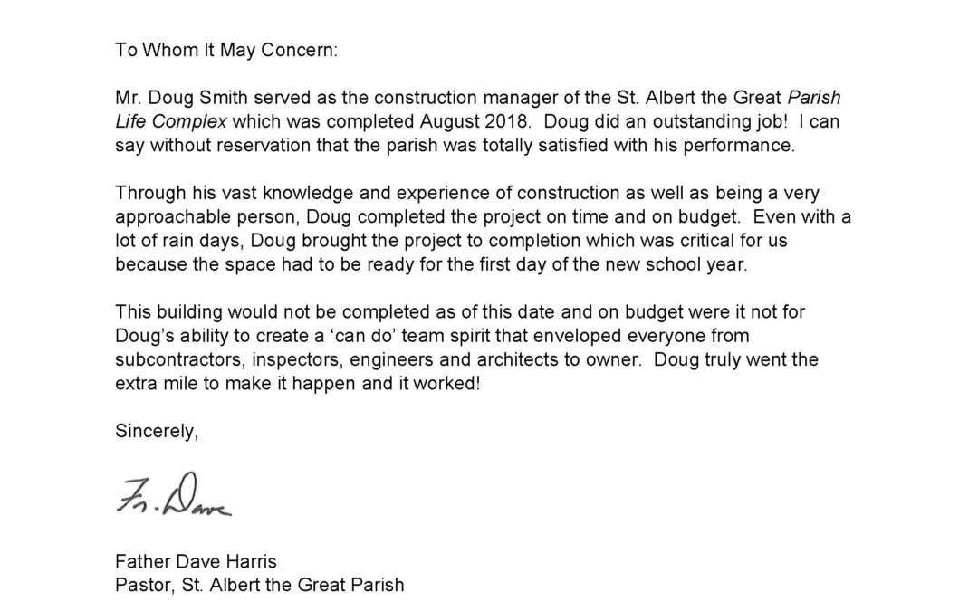 Great job Doug!